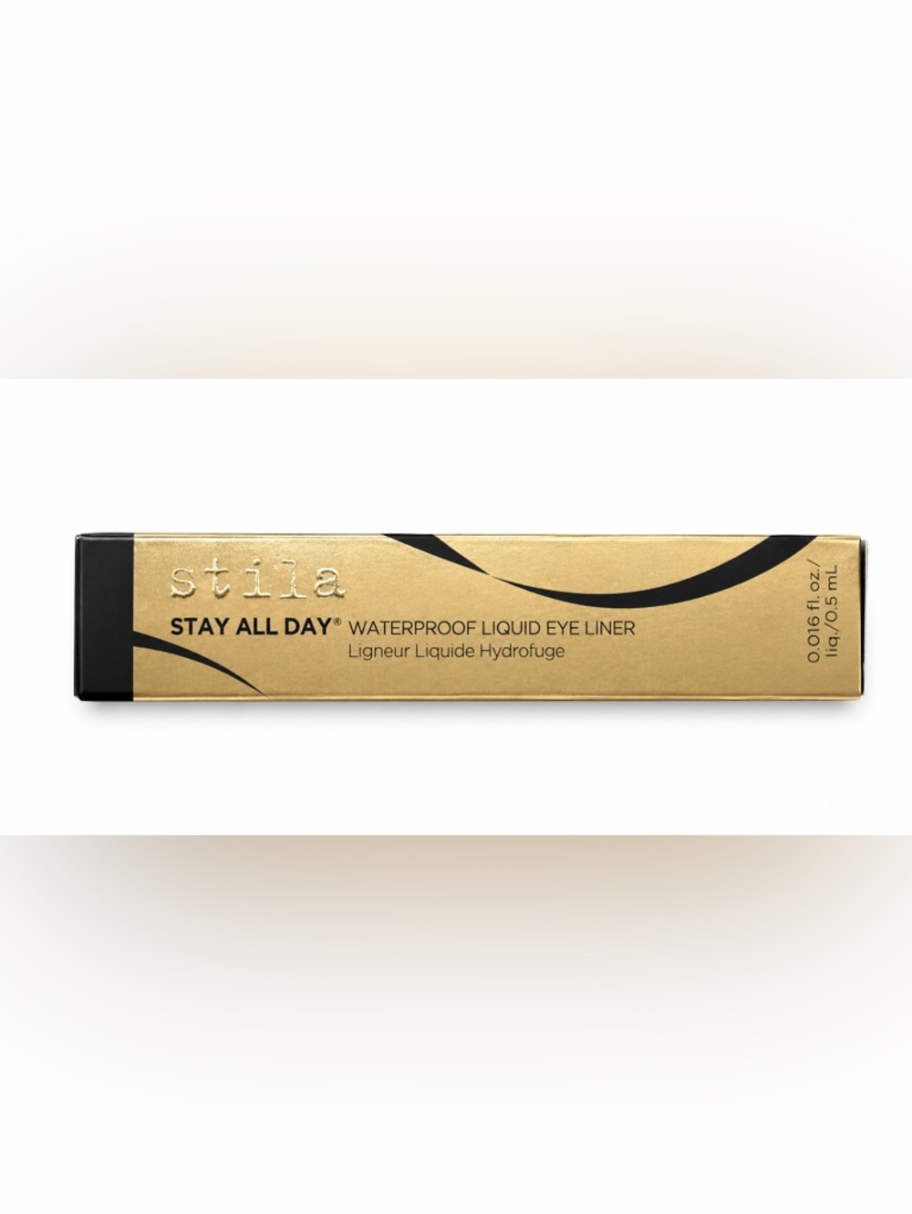 Stila Stay All Day Waterproof Liquid Eye Liner Intense Black New Boxed